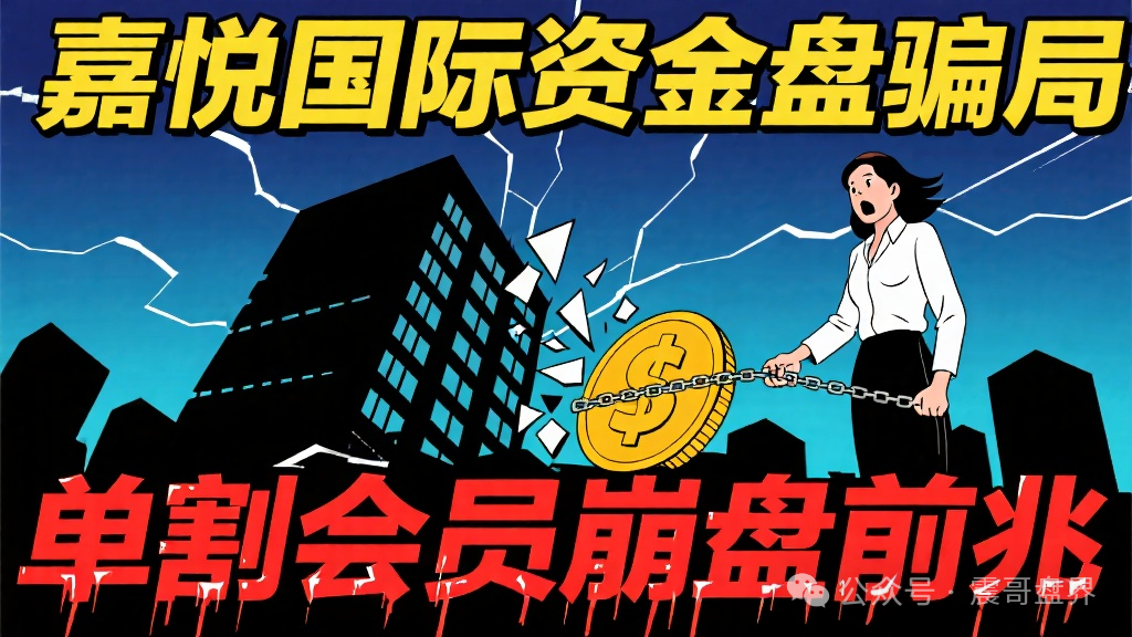 嘉悦国际（荣耀集团）资金盘骗局，单割会员，崩盘前兆已现