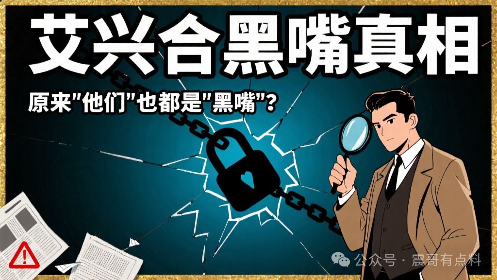 艾兴合黑嘴曝光，原来“他们”也都是“黑嘴”？