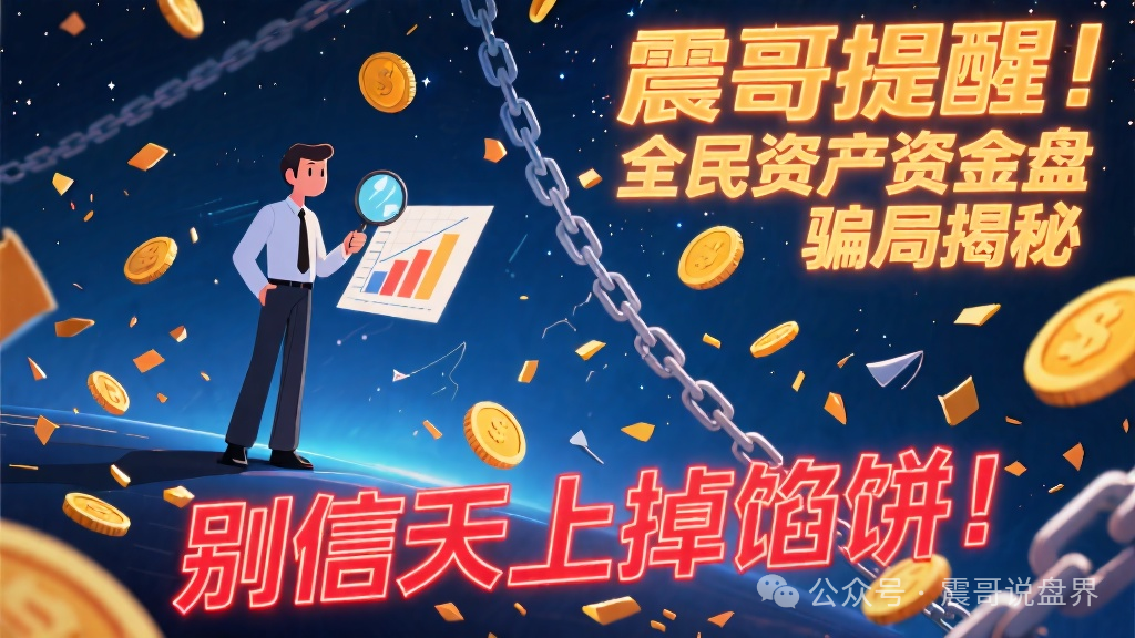 震哥提醒！全民资产资金盘骗局揭秘，别信天上掉馅饼！
